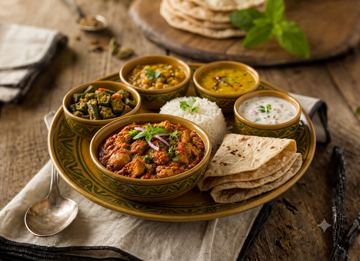 Chicken Thali